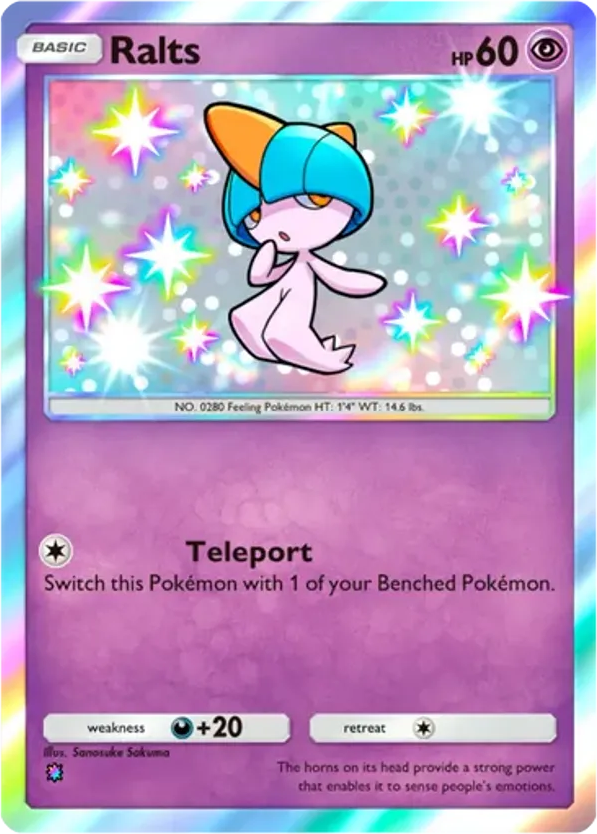 Ralts card front