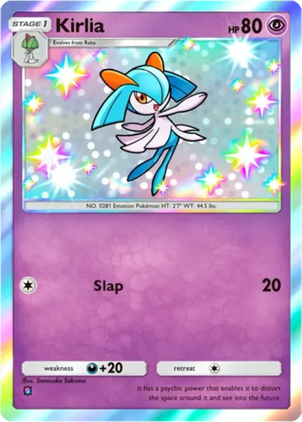 Kirlia card front