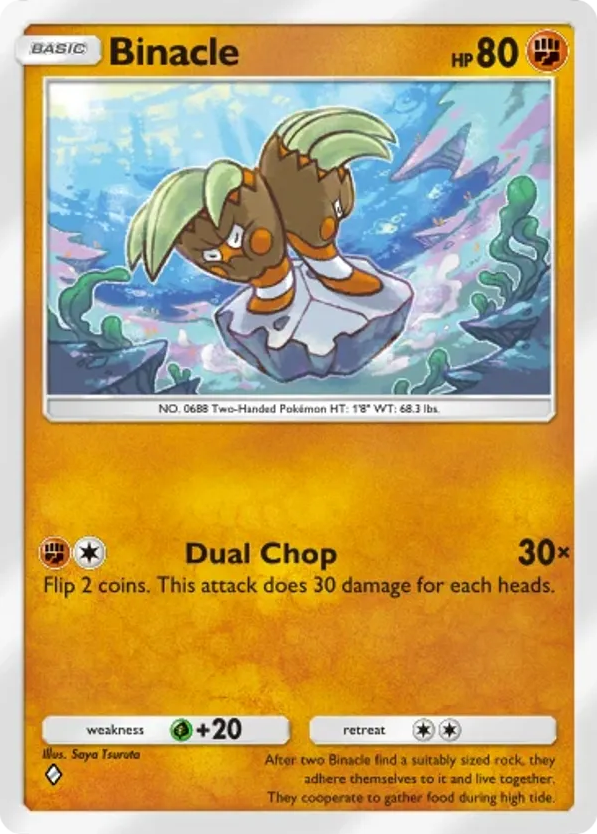 Binacle card front