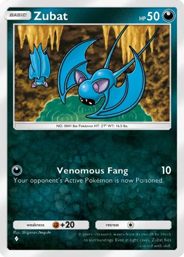 Zubat card front