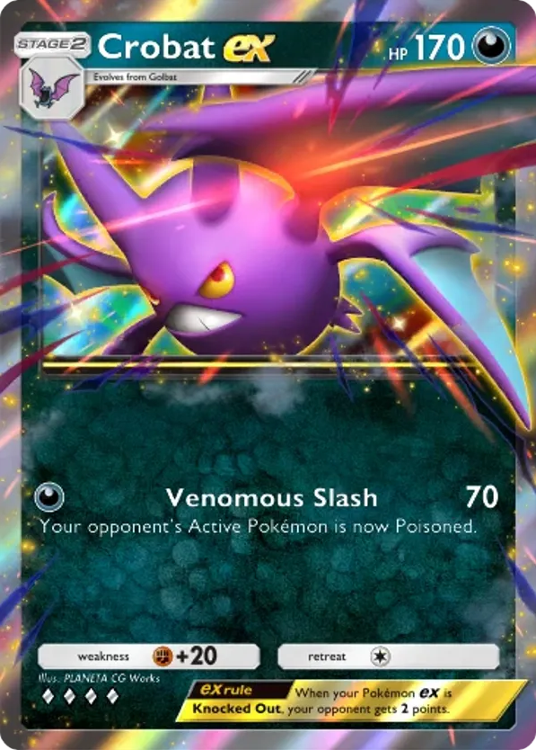 Crobat ex card front