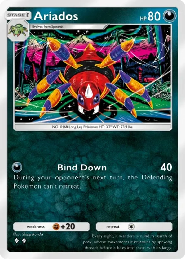 Ariados card front