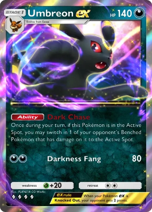 Umbreon ex card front