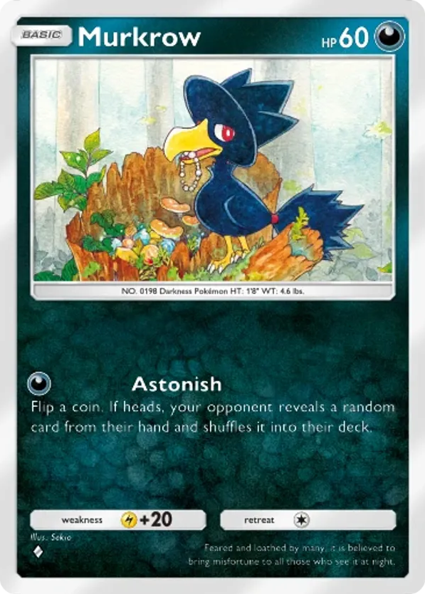 Murkrow card front