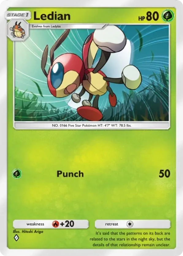 Ledian card front