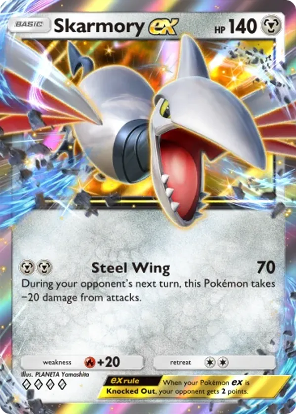Skarmory ex card front