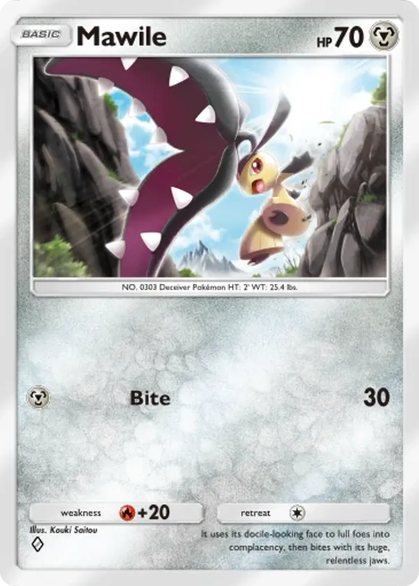 Mawile card front