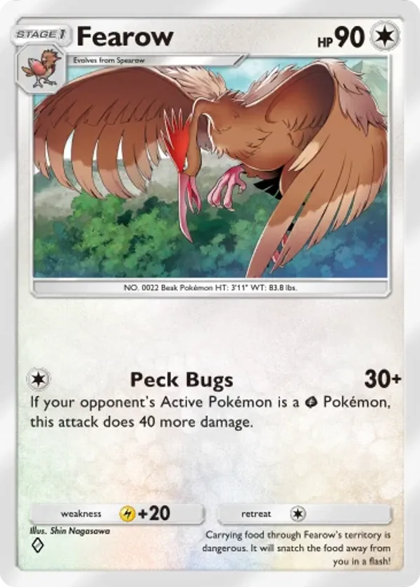 Fearow card front