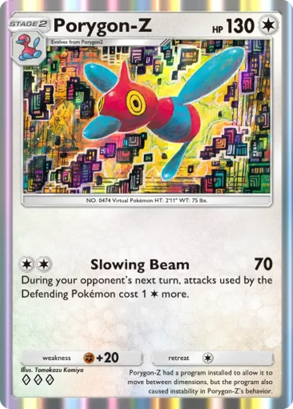 Porygon-Z card front