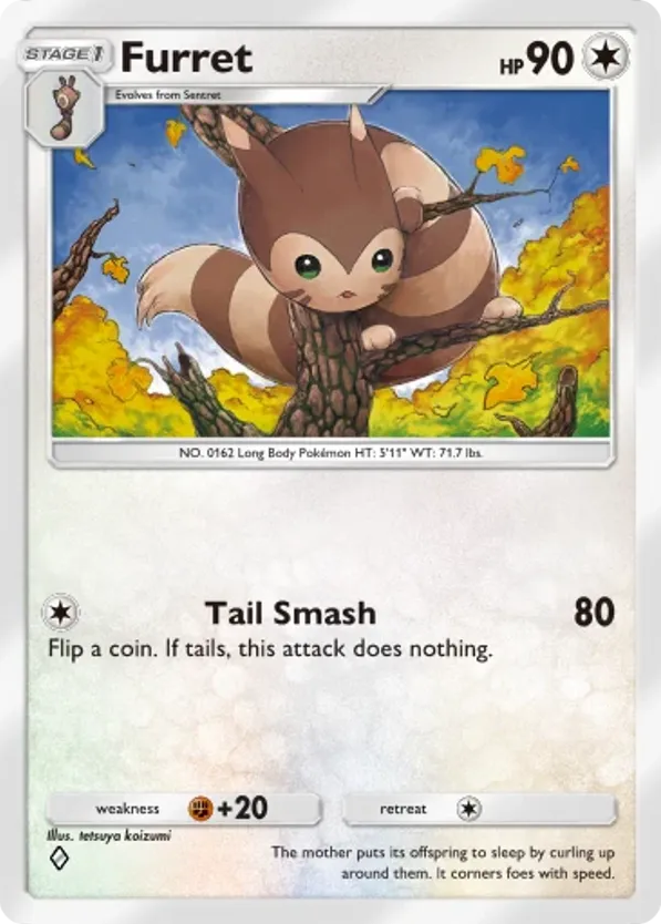 Furret card front