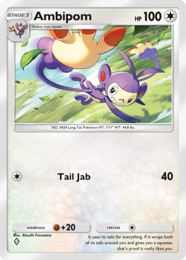 Ambipom card front