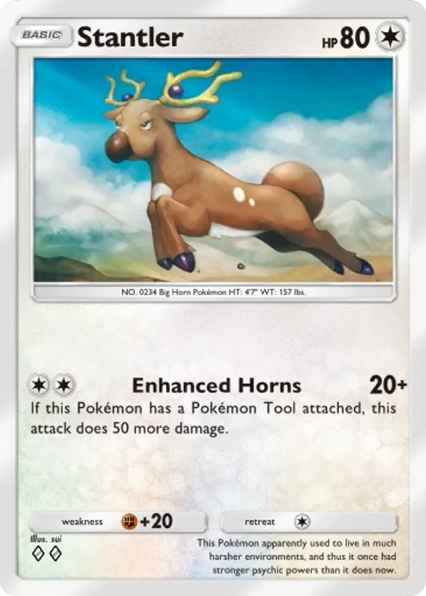 Stantler card front