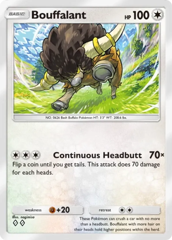 Bouffalant card front