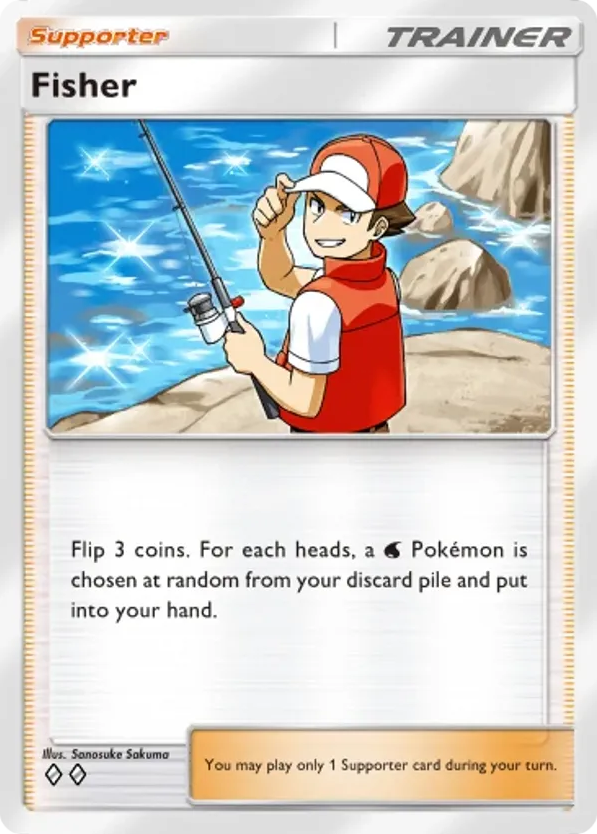 Fisher card front