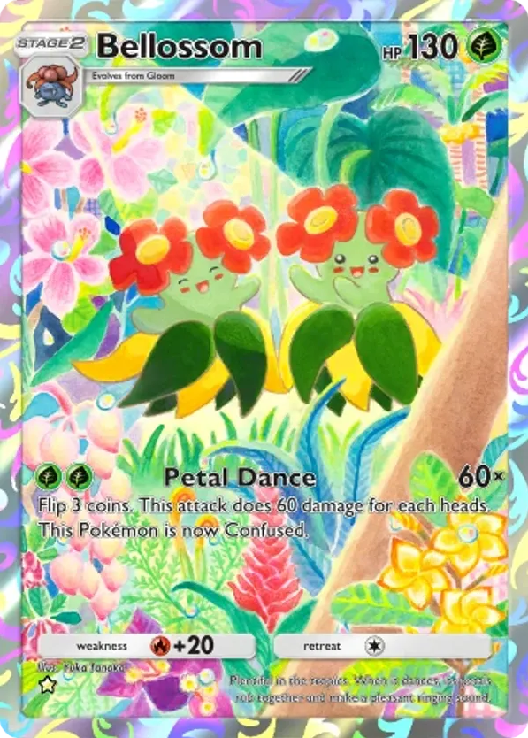 Bellossom card front