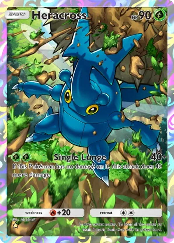Heracross card front