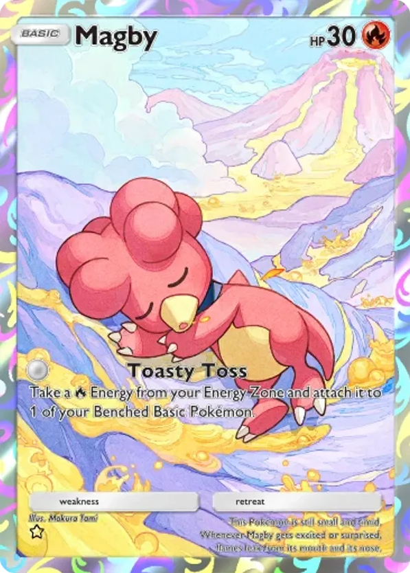 Magby card front