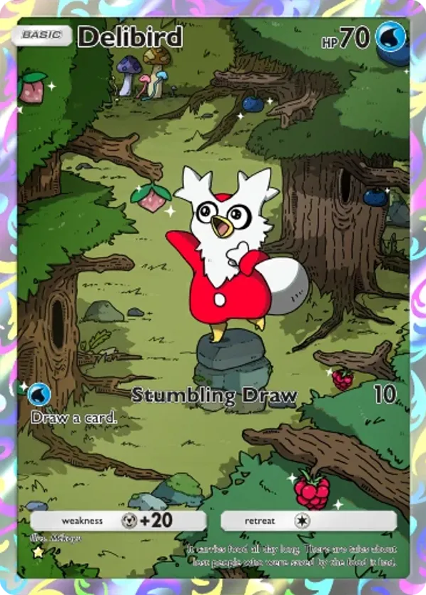 Delibird card front