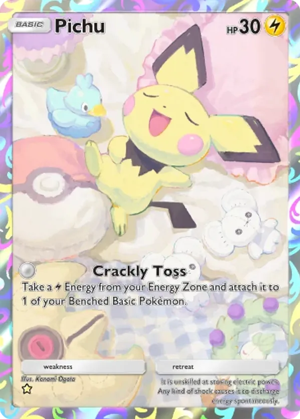 Pichu card front