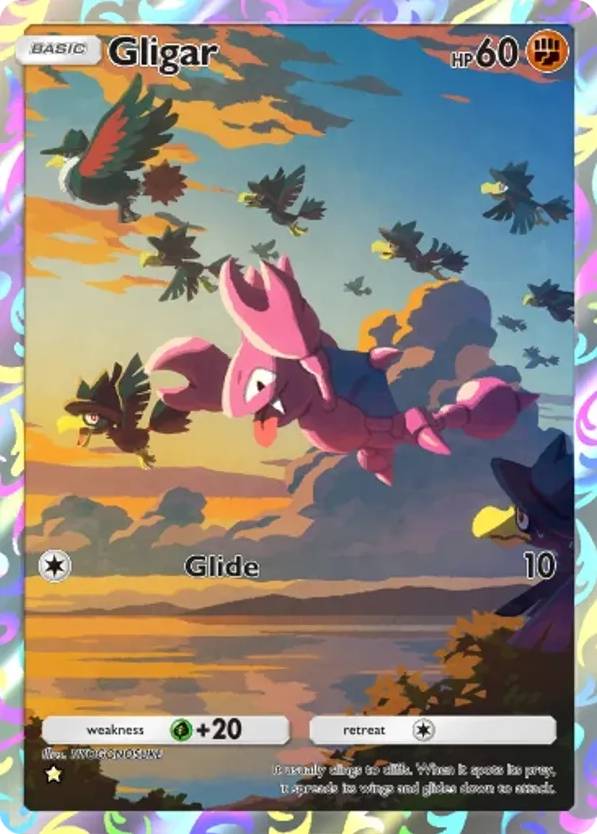 Gligar card front
