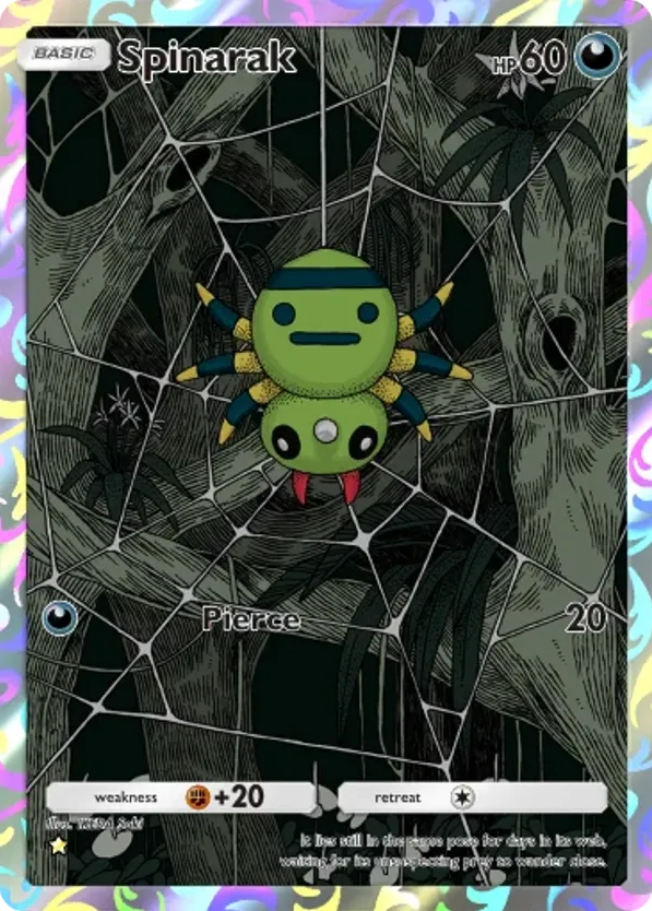 Spinarak card front