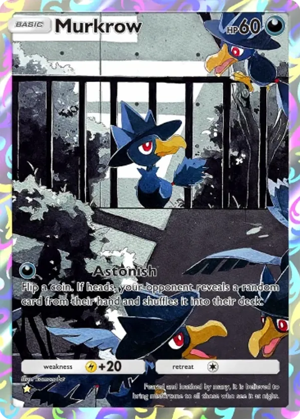 Murkrow card front