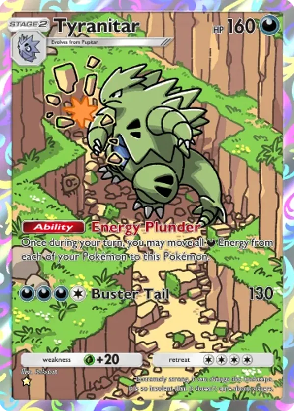 Tyranitar card front