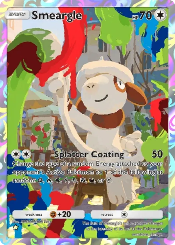 Smeargle card front