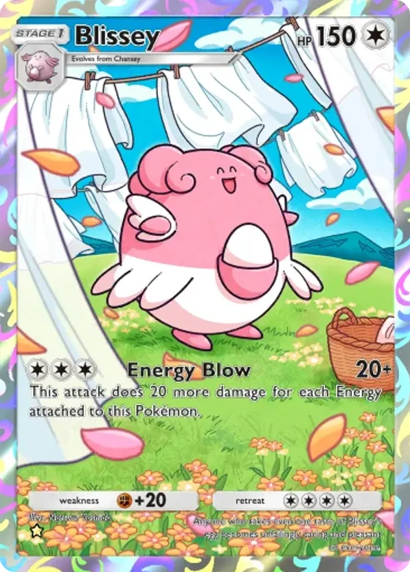 Blissey card front