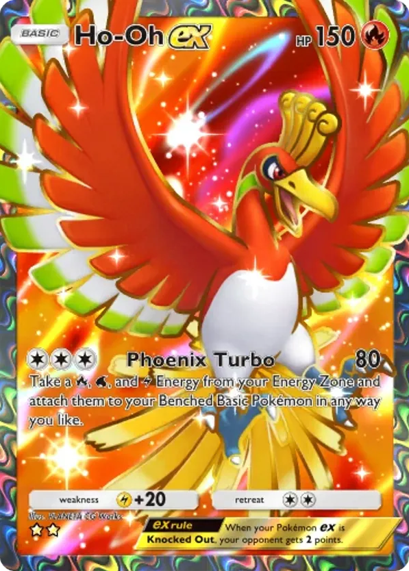Ho-Oh ex card front
