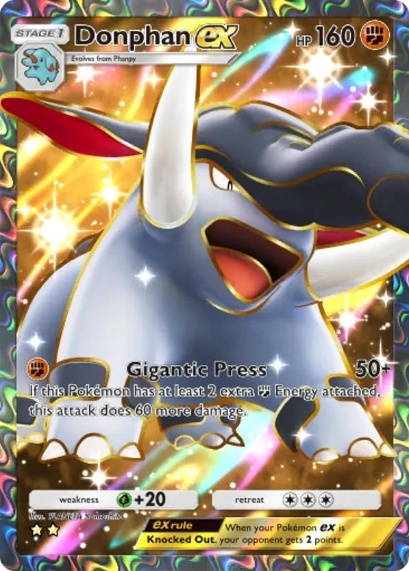 Donphan ex card front