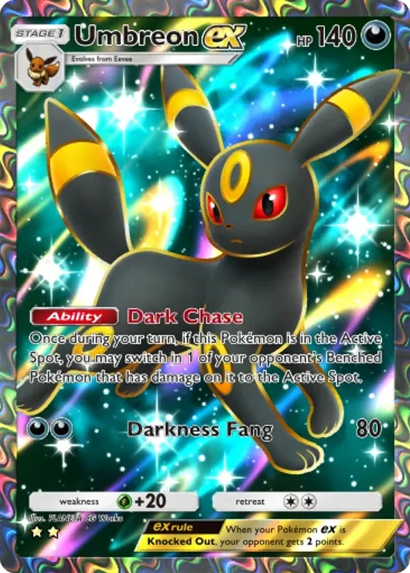 Umbreon ex card front