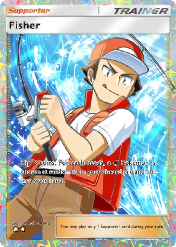 Fisher card front