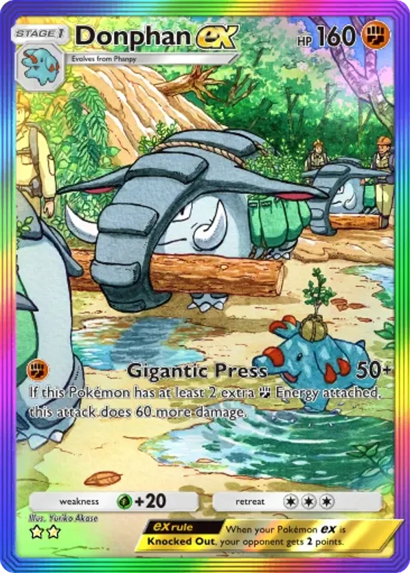 Donphan ex card front