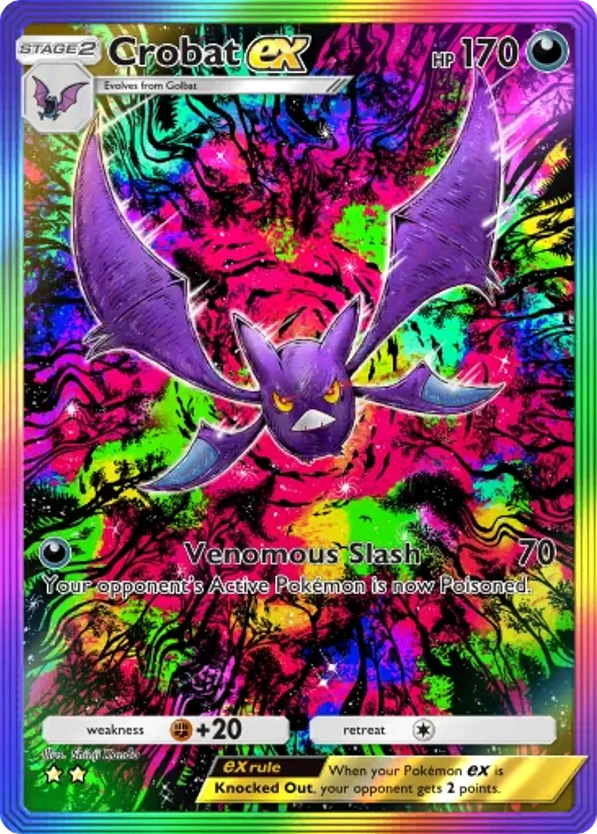 Crobat ex card front