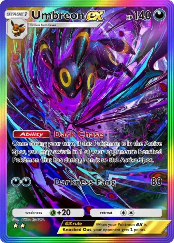 Umbreon ex card front