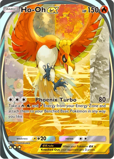 Ho-Oh ex card front