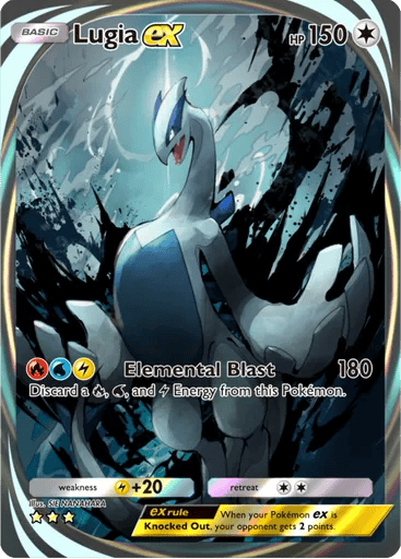 Lugia ex card front