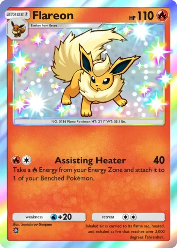 Flareon card front