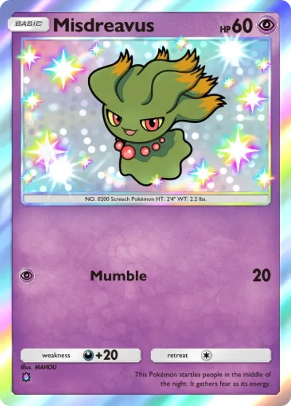 Misdreavus card front