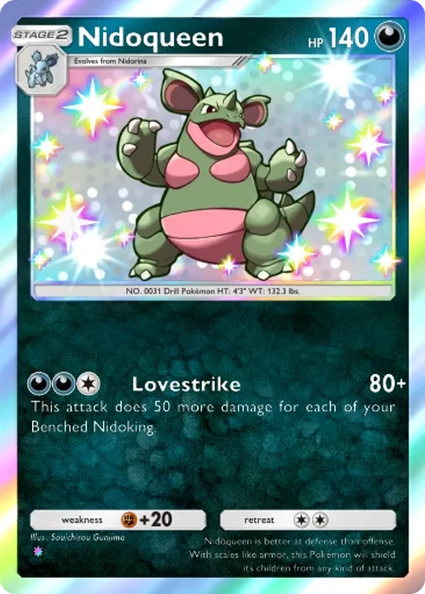 Nidoqueen card front