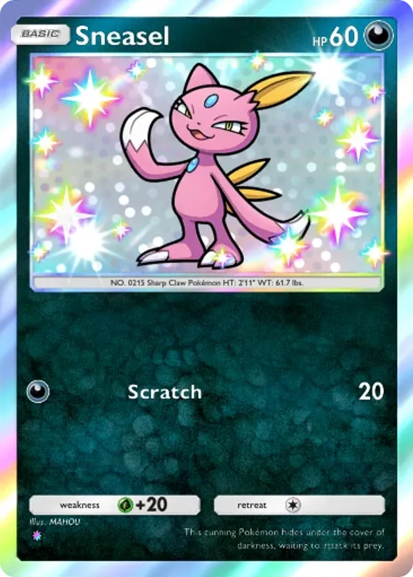 Sneasel card front