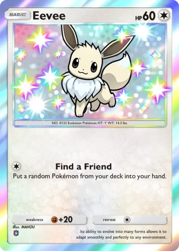 Eevee card front