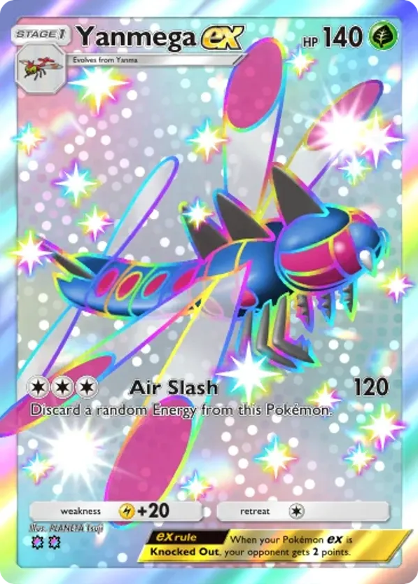 Yanmega ex card front
