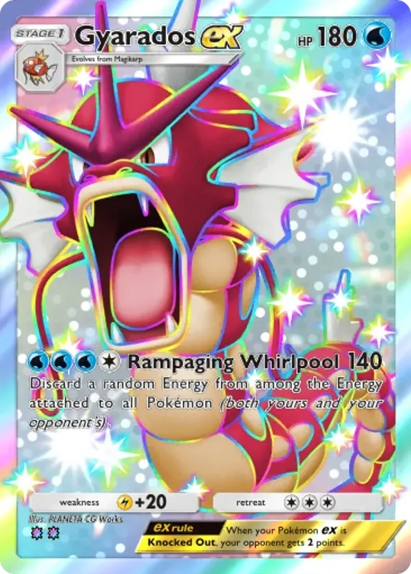 Gyarados ex card front