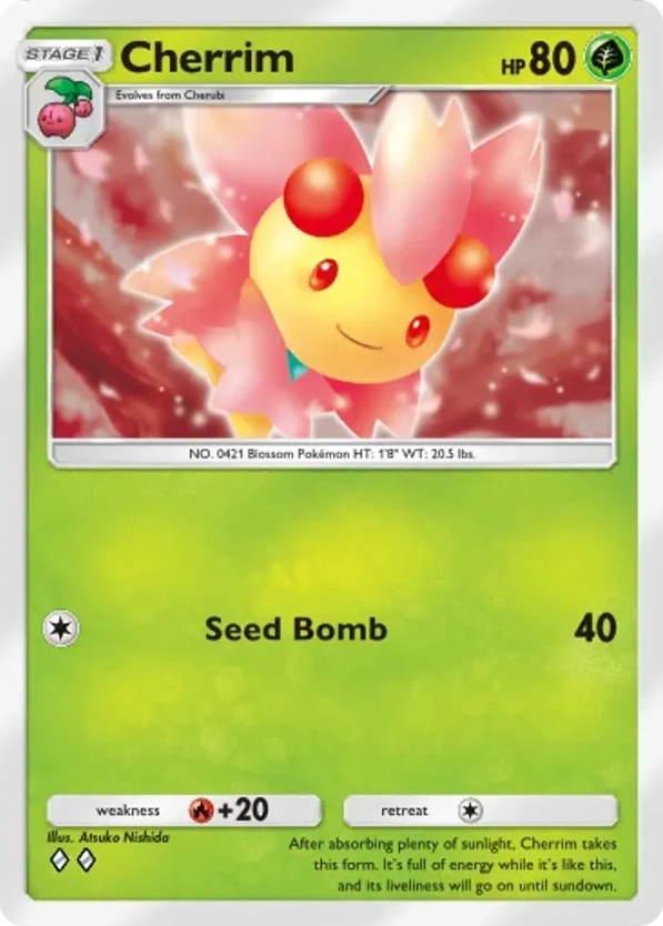 Cherrim card front
