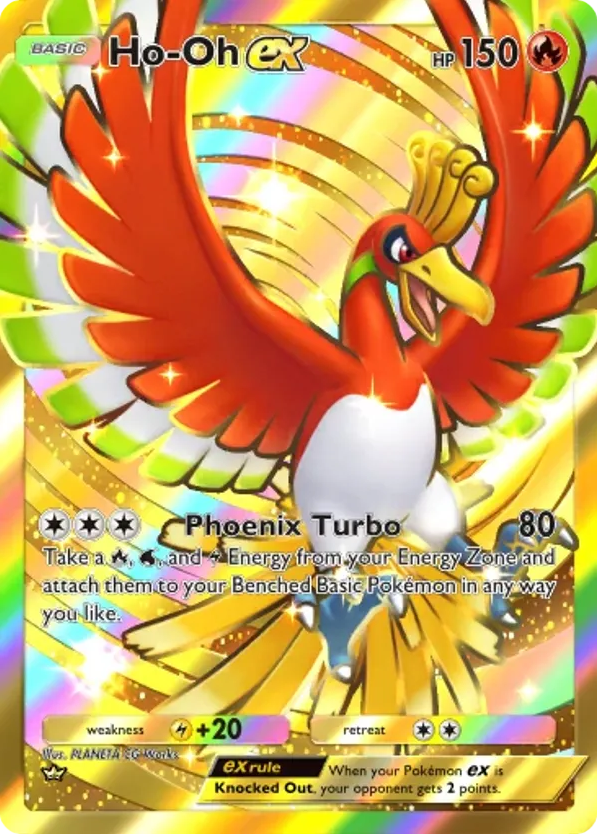 Ho-Oh ex card front