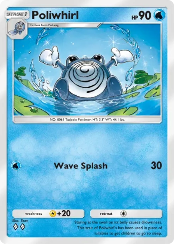 Poliwhirl card front