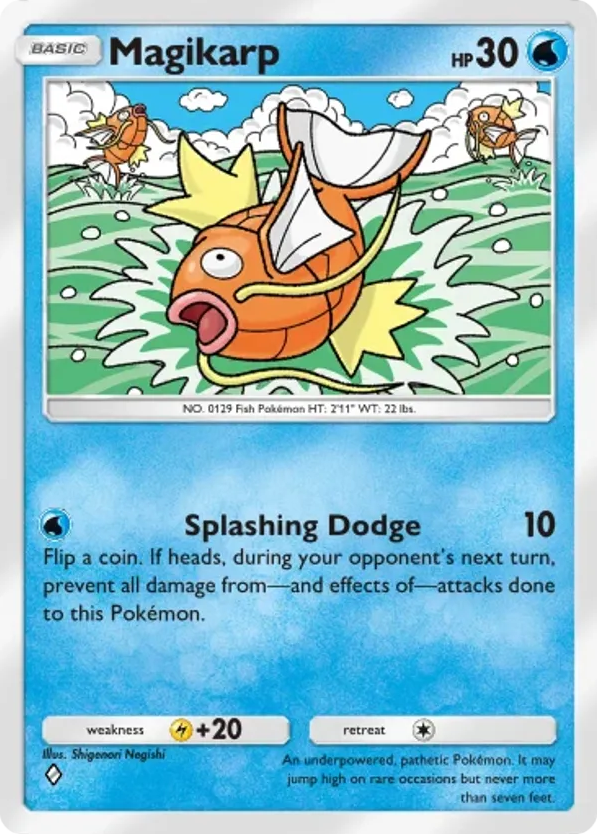 Magikarp card front