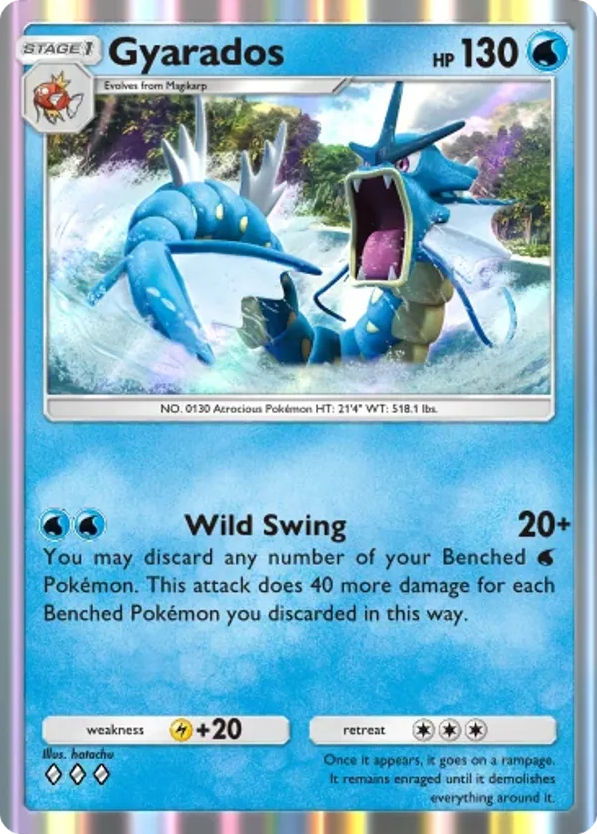 Gyarados card front